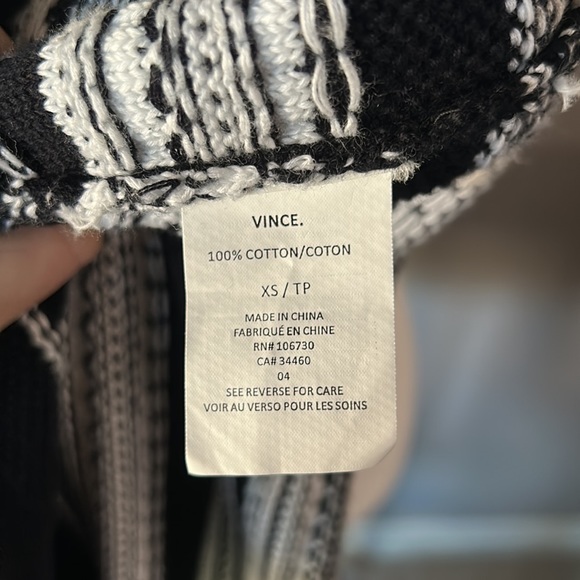 VINCE Women’s Over Sized Long Sweater Vest Open Front Cardigan - Picture 10 of 10